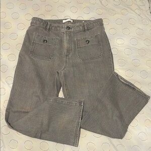 Women’s Loft Gray cropped Jean